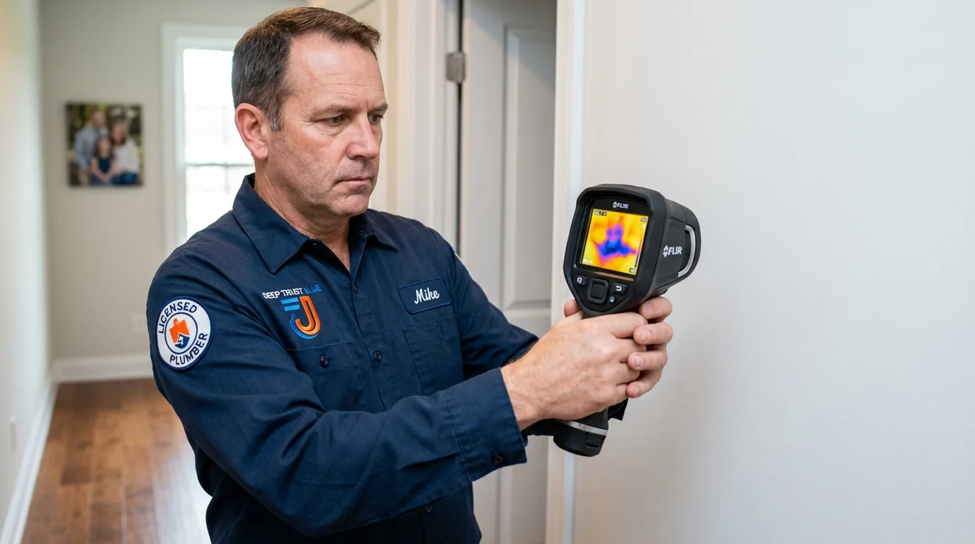 Thermal imaging leak detection by Johns Plumbing LLC in Broadus
